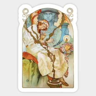 Mucha lithograph from Slav Epic series Sticker